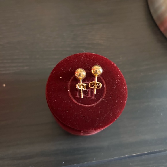 Tiffany & Co. Jewelry - Stamped 18k solid gold studs